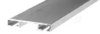 Profil plat aluminium porte joint 44 x 7 mm - 1.5 m