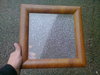 Hublot carré 1 face CHENE CLAIR 2 vitres transparentes ép > 24 mm