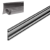 Profil plat alu 44 x 7 mm + joint 1 levre pour panneau de 40-45 mm-2.8